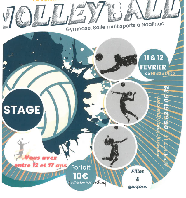 Stage Volley Ball à Noailhac
